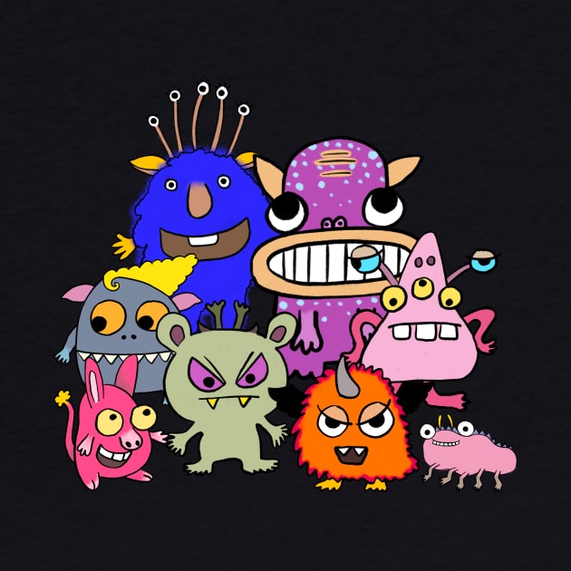 Monster Rangers by IdinDesignShop